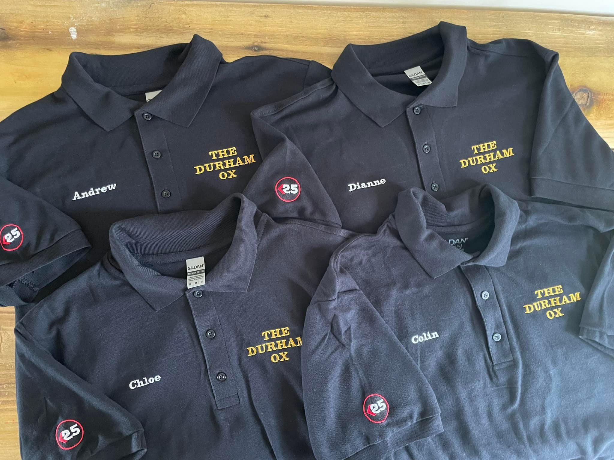 Embroidered work polos